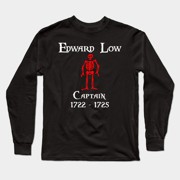 Captain Edward Low Long Sleeve T-Shirt by CompassandBlade